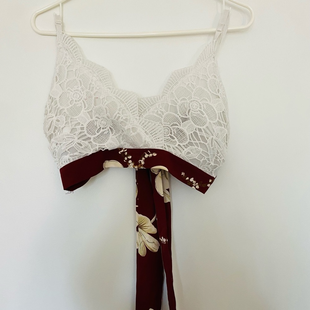 SHEIN floral bralette size small